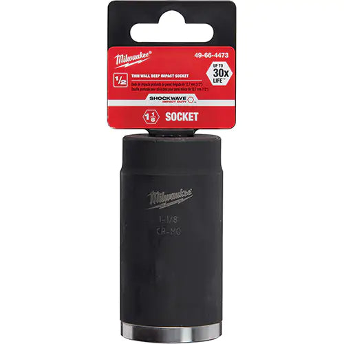 Milwaukee Shockwave Impact Duty 1/2 In. Deep Well Socket 1-1/8 In.