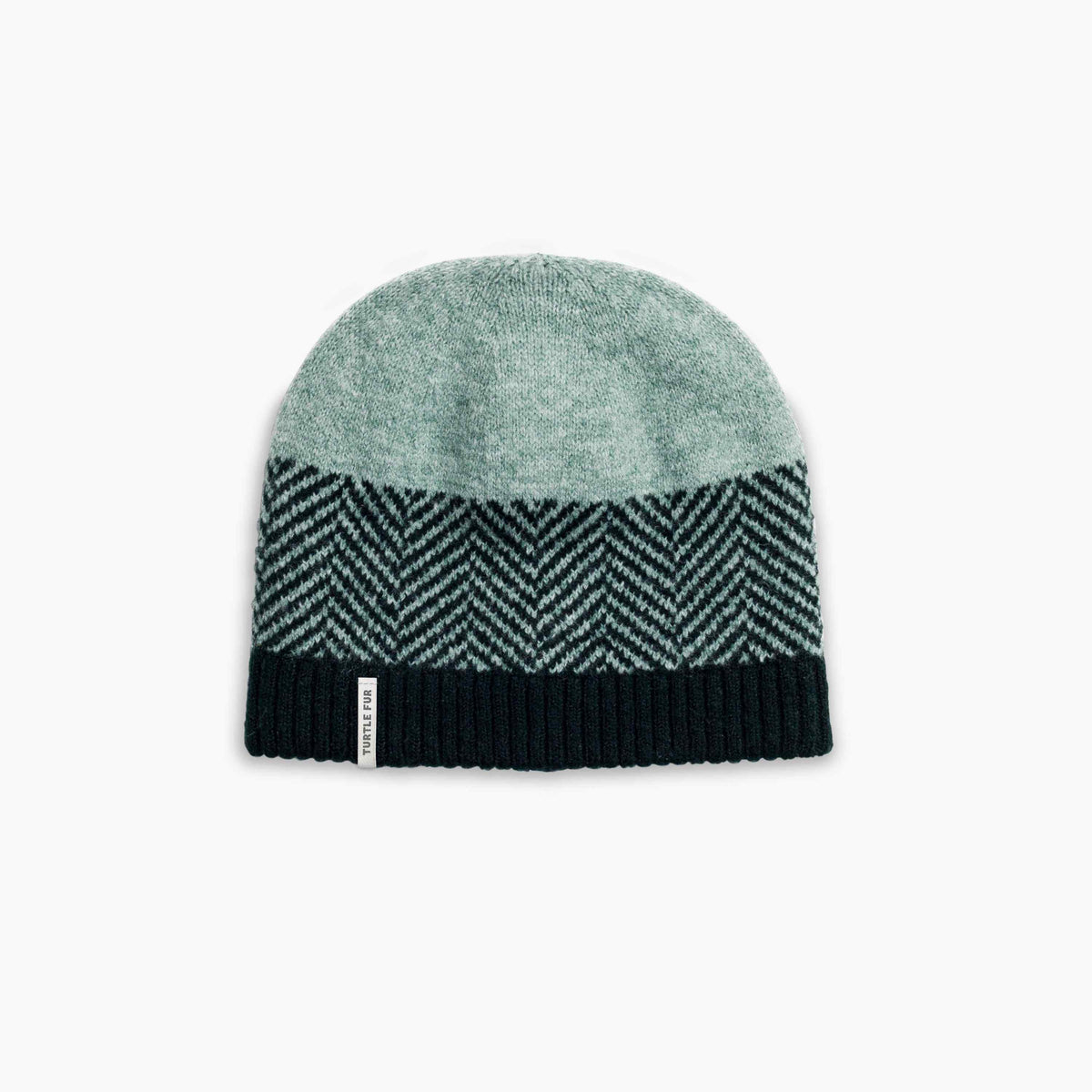 Turtle Fur Recycled Haring Knit Beanie - Sage Sage