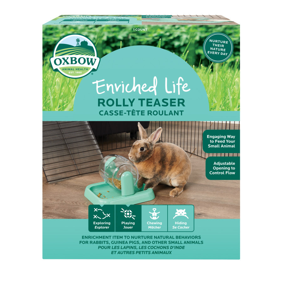 Oxbow Animal Health Enriched Life Rolly Teaser Blue