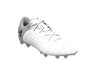 Under Armour Boys' UA Magnetico Select 2.0 Jr Soccer Cleats White met/sil black