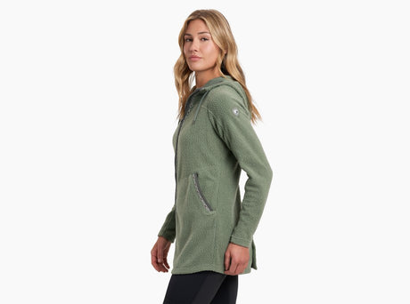 Kuhl Clothing Women's Hygge Long Jacket - Soft Pine