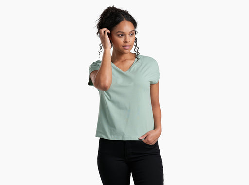 Kuhl Clothing Women's Suprima Short-Sleeve Shirt - Agave Agave