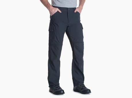 Kuhl Clothing Men's Renegade Cargo Convertible Pant - Koal Koal