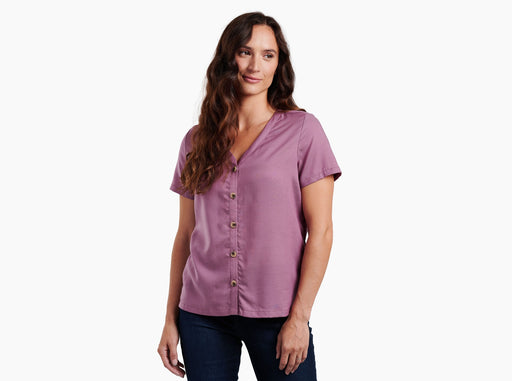 Kuhl Clothing Women's Hadley Short-Sleeve Shirt - Mauve Mauve