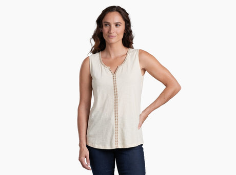 Kuhl Clothing Womens Shay Tank Ivory