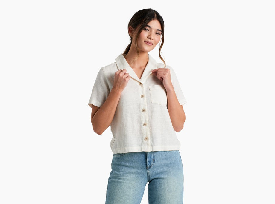 Kuhl Clothing Womens Luisa Short-sleeve Natural