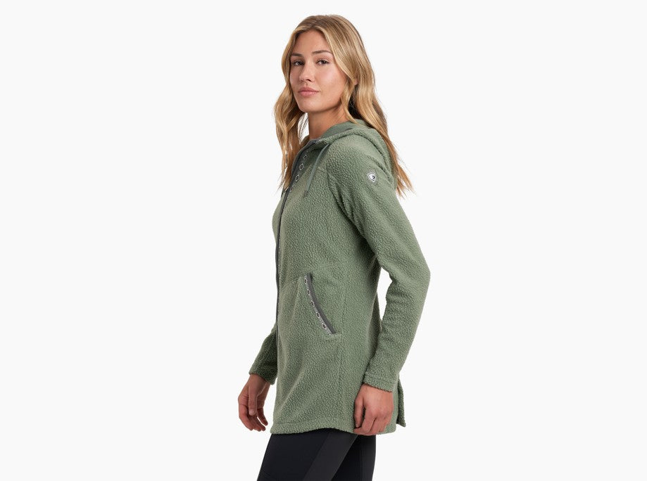 Kuhl Clothing Women's Hygge Long Jacket - Soft Pine Soft Pine