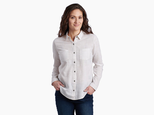 Kuhl Clothing Women's Adele Long-Sleeve Shirt - Natural Natural