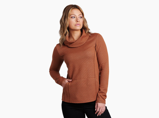 Kuhl Clothing Women's Athena Pullover - Copper Copper