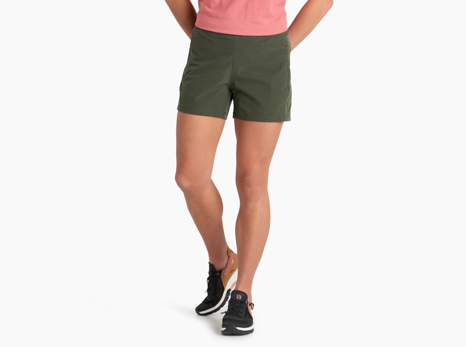 Kuhl Clothing Womens Freeflex Short Dark Moss