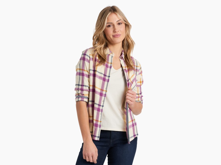 Kuhl Clothing Womens Trailside Long-sleeve Wild Orchid