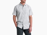 Kuhl Clothing Mens Persuadr Short-sleeve Vapor Grey