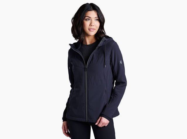 Kuhl Clothing Women's Aero Fleece Hoody - Blackout Blackout