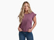 Kuhl Clothing Women's Shilo Short-Sleeve Shirt - Mauve Mauve