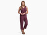 Kuhl Clothing Women's Fresco Jumpsuit - Wine Wine