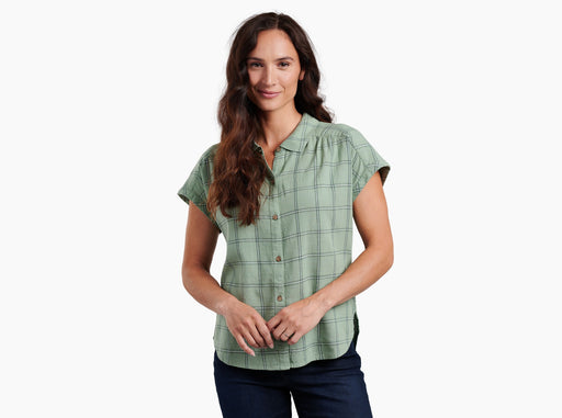 Kuhl Clothing Women's Wylde Short-Sleeve Shirt - Agave Agave