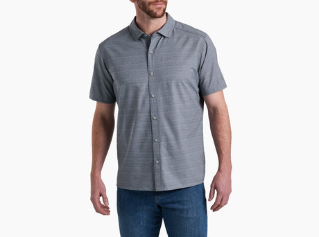 Kuhl Clothing Mens Kuhl Breeze Short-sleeve Slate
