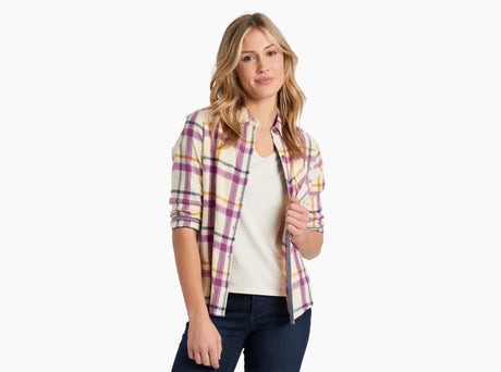 Kuhl Clothing Womens Trailside Long-sleeve Wild Orchid