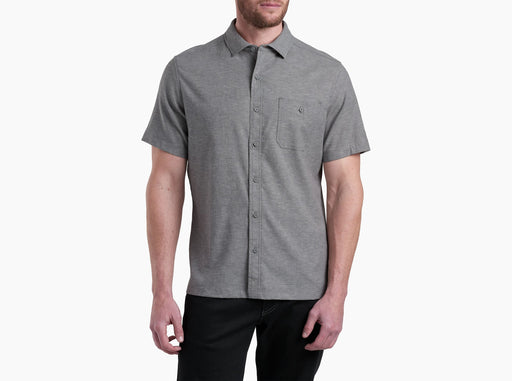 Kuhl Clothing Men's Getaway Short-Sleeve Shirt - Summit Gray Summit Gray
