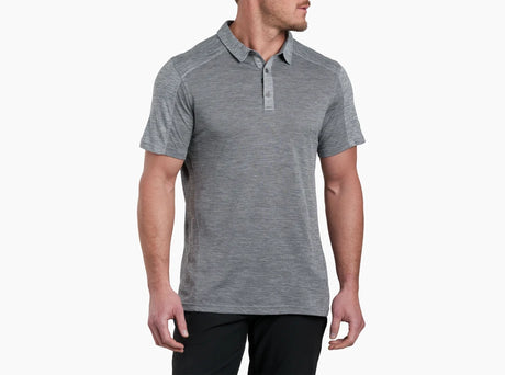 Kuhl Clothing Mens Kuhl Engineered Polo Heather Grey
