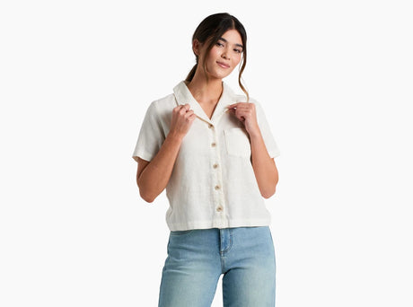 Kuhl Clothing Womens Luisa Short-sleeve Natural