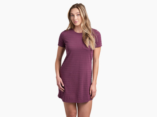 Kuhl Clothing Women's Willa T-Shirt Dress - Wine Wine