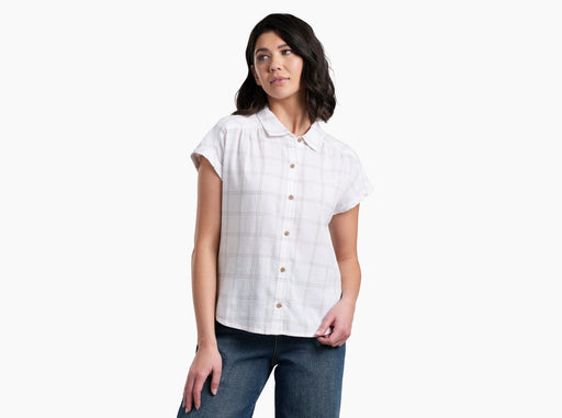 Kuhl Clothing Women's Wylde Short-Sleeve Shirt - White White