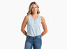 Kuhl Clothing Womens Willa Henley Tank Bluebell