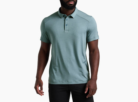 Kuhl Clothing Mens Shadow Polo Desert Sky