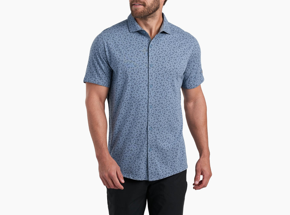 Kuhl Clothing Men's Innovatr Short-Sleeve Shirt - Blue Cove Blue Cove