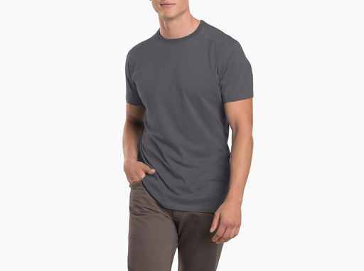 Kuhl Clothing Men's Bravado Short-Sleeve Shirt - Carbon Carbon