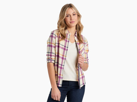 Kuhl Clothing Womens Trailside Long-sleeve Wild Orchid