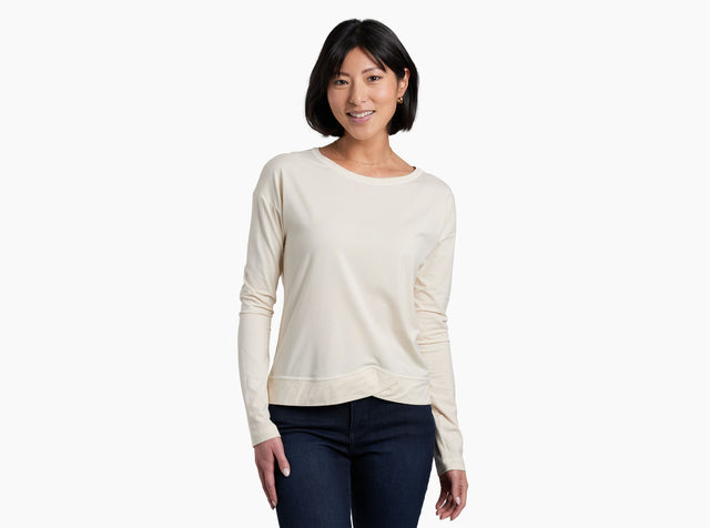 Kuhl Clothing Women's Suprima Long-Sleeve Shirt - Stone Stone