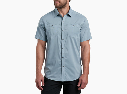Kuhl Clothing Men's Stealth Short-Sleeve Shirt - Blue Mist Blue Mist