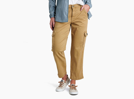 Kuhl Clothing Women's Kultivatr Kargo Crop Pant - Honey Honey