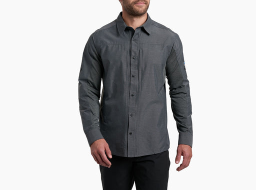 Kuhl Clothing Men's Airspeed Long-Sleeve Shirt - Carbon Carbon