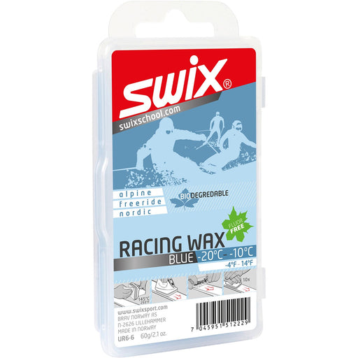 SWIX SPORT UR6 Blue Bio Racing Wax, 60g