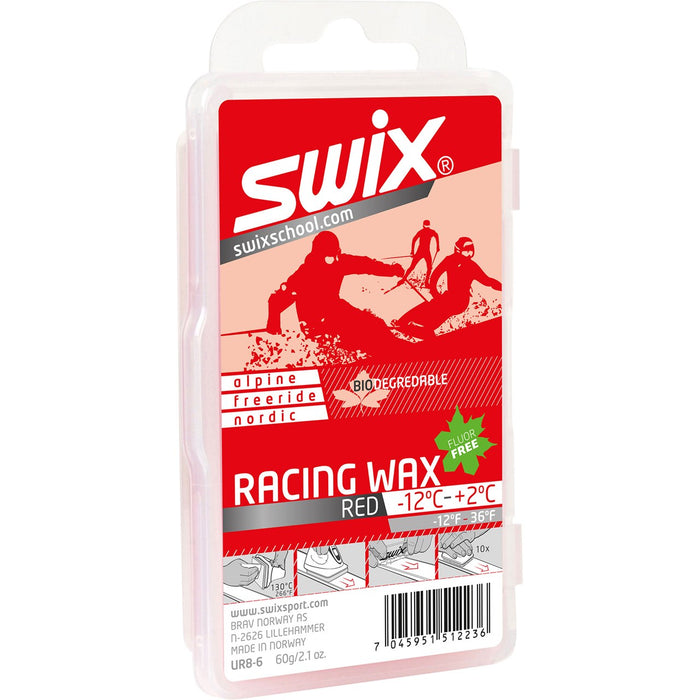 SWIX SPORT UR6 Red Bio Racing Wax, 60g