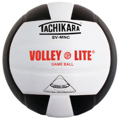 TACHIKARA SVMNC Volley-Lite Colored Volleyball Black/white