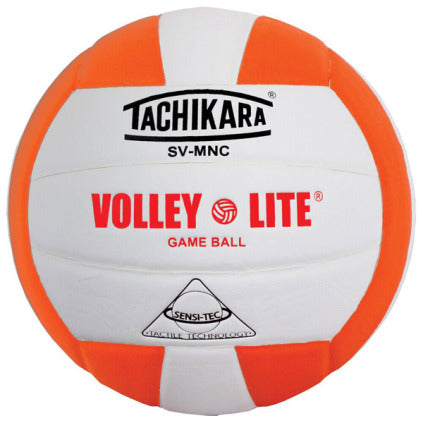 TACHIKARA SVMNC Volley-Lite Colored Volleyball White orange