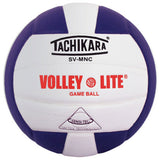 TACHIKARA SVMNC Volley-Lite Colored Volleyball White purple