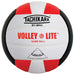 TACHIKARA SVMNC Volley-Lite Colored Volleyball White red black