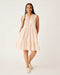Carve Designs Women's Nellie Linen Dress - Peach Chambray Peach Chambray