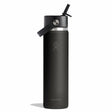 Hydro Flask 24oz Wide Flex Straw Cap Bottle, Black Black