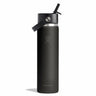 Hydro Flask 24oz Wide Flex Straw Cap Bottle, Black Black