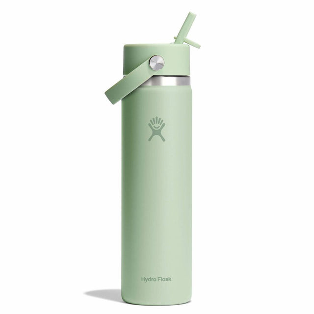 Hydro Flask Wide Flex Straw Cap Bottle 24oz Aloe Aloe