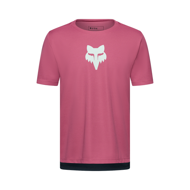 Fox Racing Yth Ranger Ss Jersey Fox Head, Dark Pink/yl Dark pink