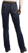 Panhandle Slim Women's Mid Rise Extra Stretch Bootcut Riding Jean Dark_wash