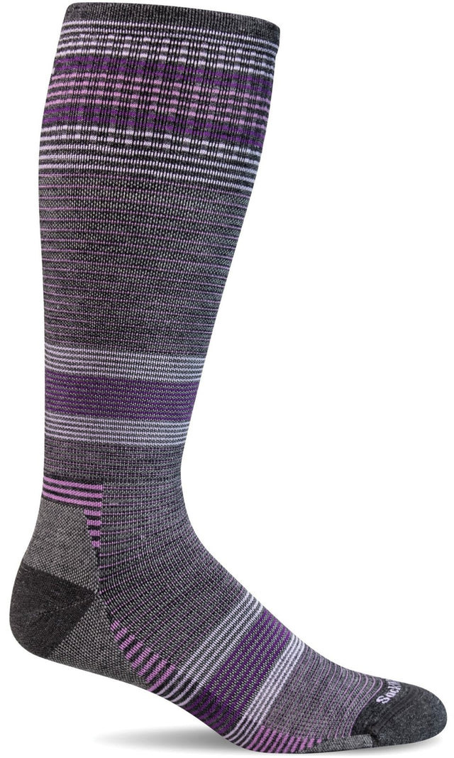 Sockwell Women's Cadence Knee High Sock - Charcoal Charcoal