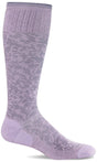 Sockwell Women's Damask Moderate Graduated Compression Sock - Lavender Lavender